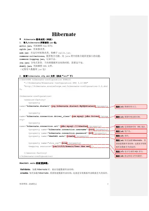 Hibernate笔记
