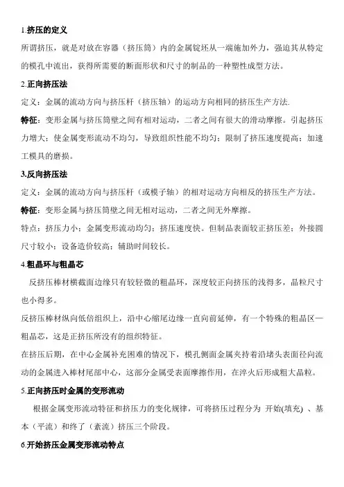 挤压拉拔