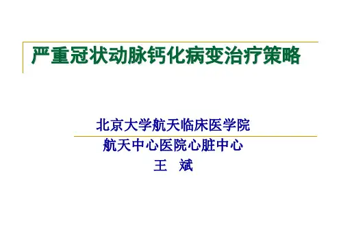 严重冠状动脉钙化病变治疗策略