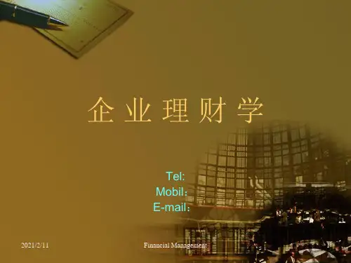 8-资本结构PPT课件