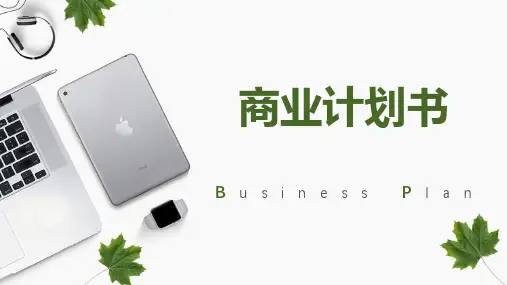 商业计划书极简商务简洁PPT模板