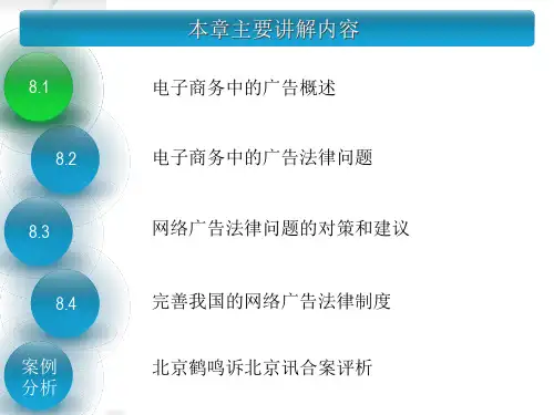 电子商务法章节PPT
