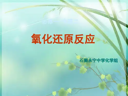 苏教版高一化学(氧化还原反应) PPT课件 图文
