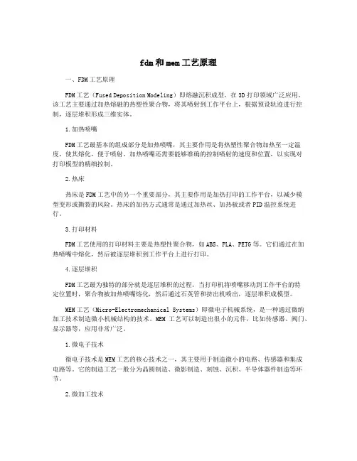 fdm和mem工艺原理