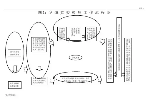 乡镇党委领导班子推选产生工作流程图