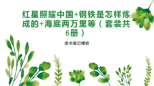 红星照耀中国 钢铁是怎样炼成的 海底两万里等(套装共6册)