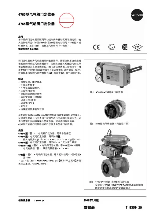 萨姆森定位器 SAMSON 4765+4763