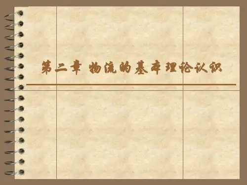 第二章 物流的基本理论认识