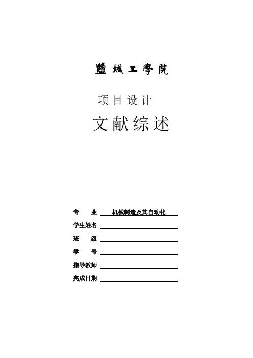 文献综述示例