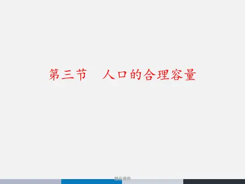 人口的合理容量(35张)