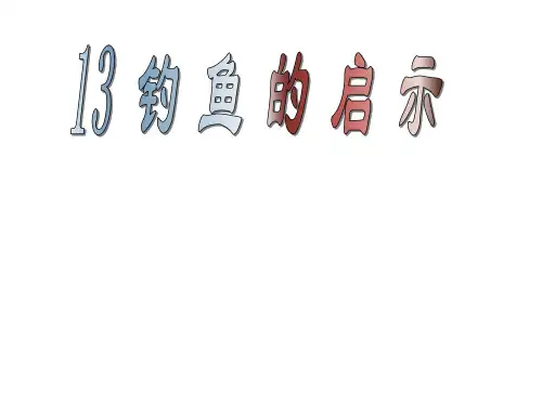 钓鱼的启示PPT课件