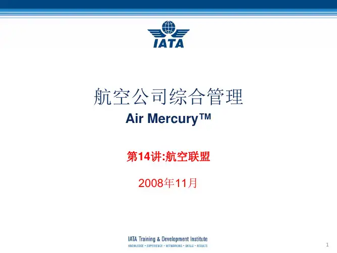 航空公司高级管理之联盟篇