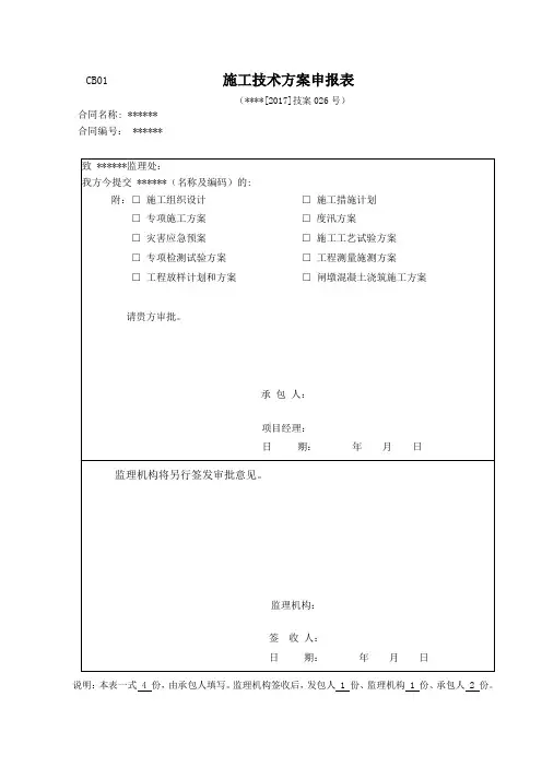 闸墩混凝土浇筑施工方案20171129