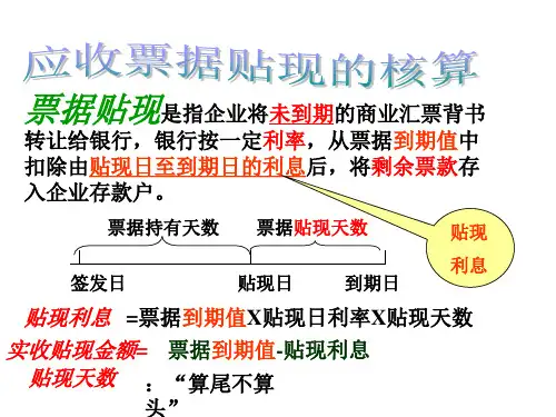 【精品】应收票据贴现的核算-教案