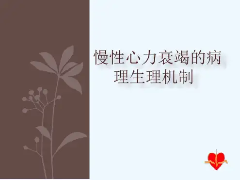 慢性心力衰竭的病理生理机制及治疗
