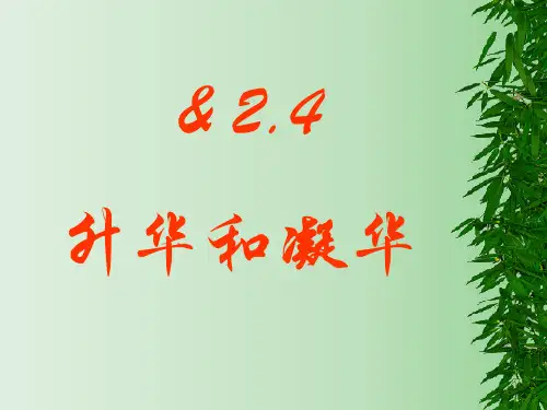 初中物理《升华和凝华》(共22张)ppt48