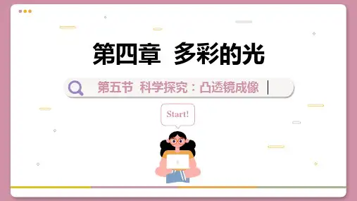 沪科版八年级物理全一册 第四章第五节  科学探究：凸透镜成像课件