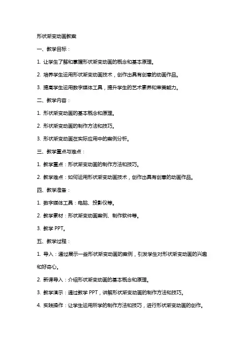 形状渐变动画教案