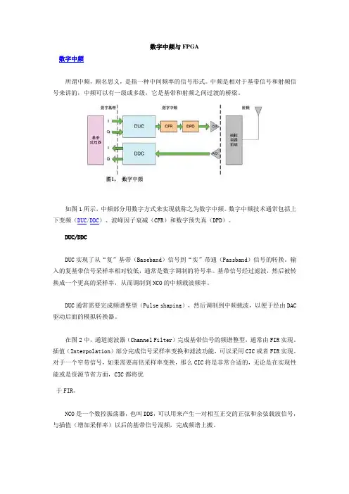 数字中频与FPGA