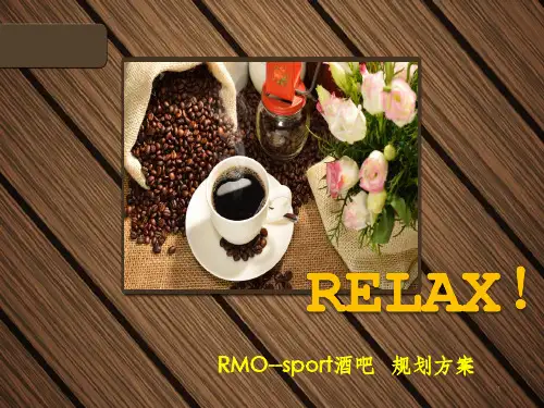 运动酒吧策划书PPT课件