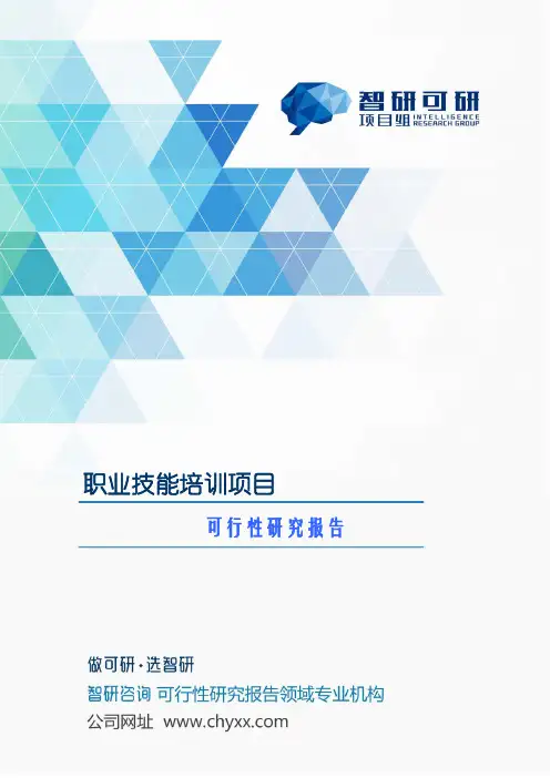 职业技能培训项目可行性研究报告