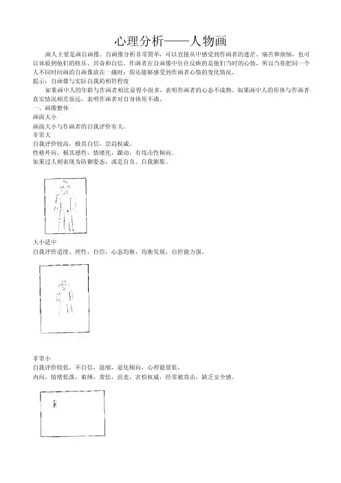 心理分析——人物画