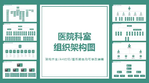 医院科室组织架构图部门人物关系 (1)