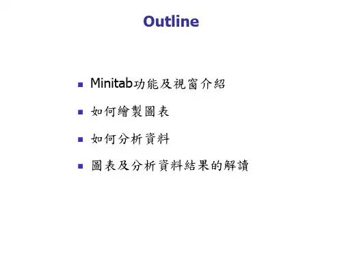 Minitab实务应用