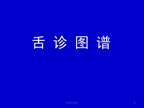 舌诊图谱 较全面的舌诊内容 图谱清晰