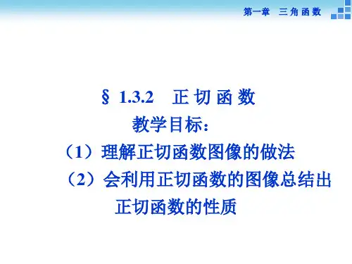 正切函数课件