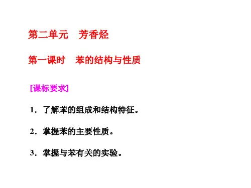 高中化学三维设计江苏专版选修五课件：专题3 第二单元 第一课时 苯的结构与性质 - (2)