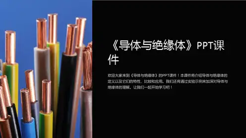 《导体与绝缘体》课件