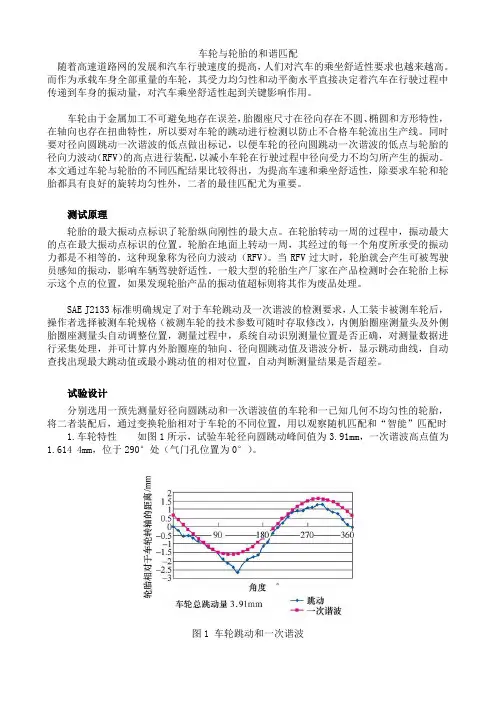 车轮与轮胎的和谐匹配