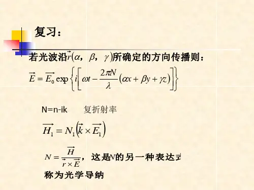 光学薄膜基础理论