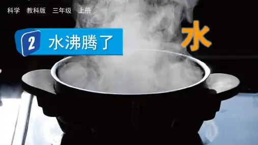 水沸腾了小学科学三年级上册PPT课件