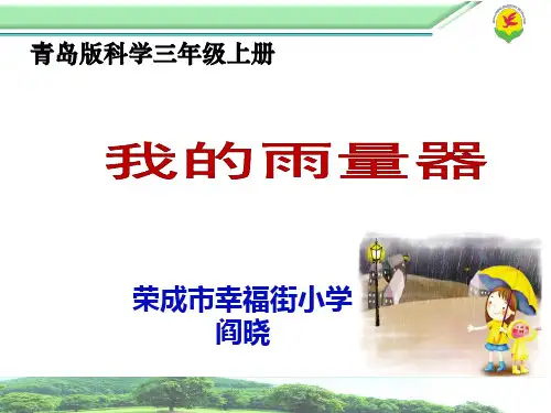 我的雨量器(省一等奖)