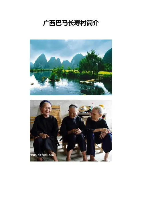 广西巴马长寿村简介