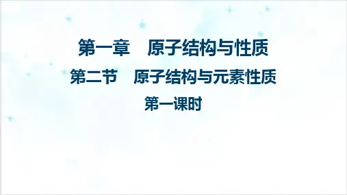 课件《原子结构与元素周期表》精品ppt课件_人教版1