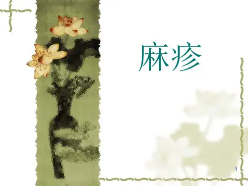CDC麻疹培训ppt课件