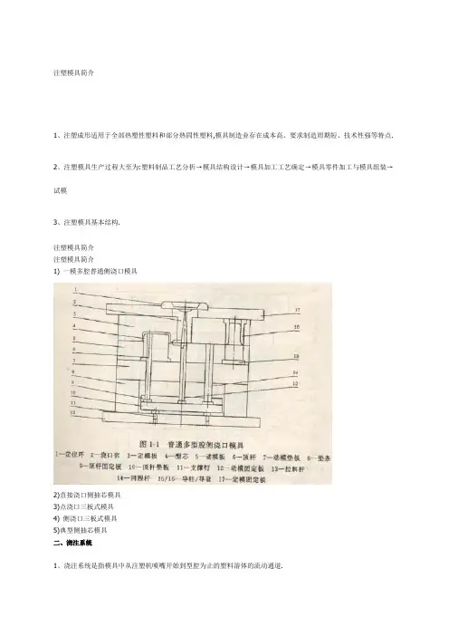 注塑模具简介