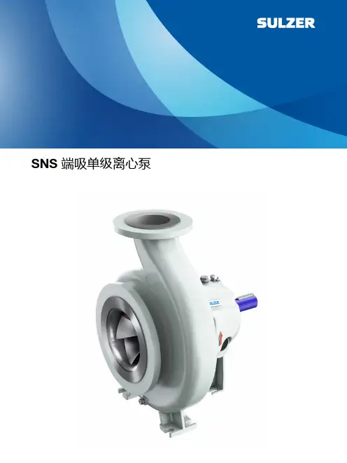 SNS端吸单级离心泵