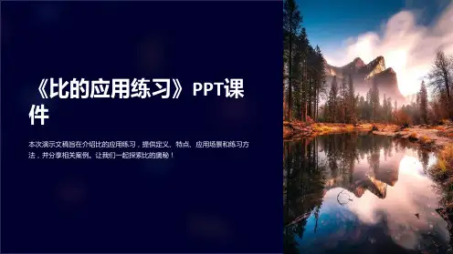 《比的应用练习》课件