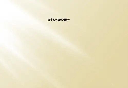 战斗机气动布局设计