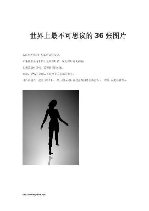 世界上最不可思议的36张图片