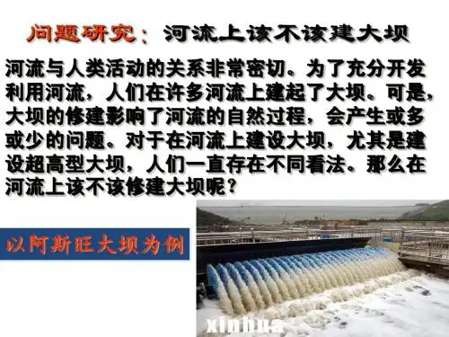河流上该不该建大坝