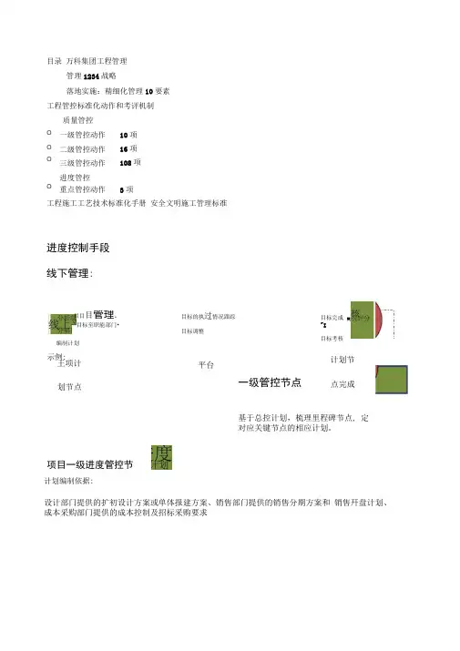 万科集团工程管理手册