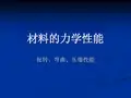 材料的力学性能---扭转、弯曲、压缩