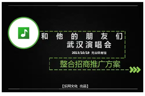 XXXX许嵩武汉演唱会招商方案