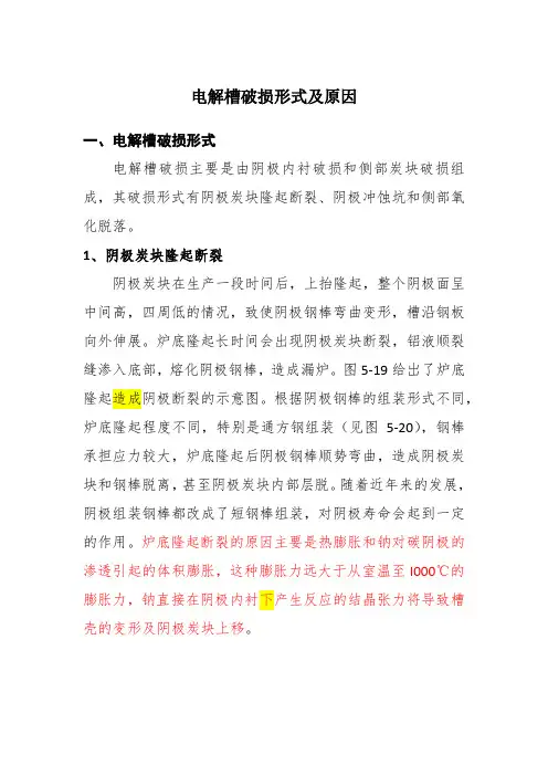 电解槽破损分析