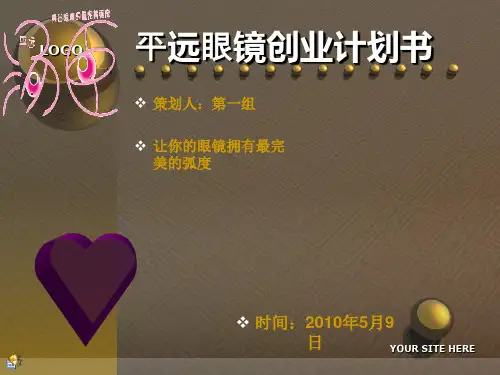 平远眼镜创业计划书ppt